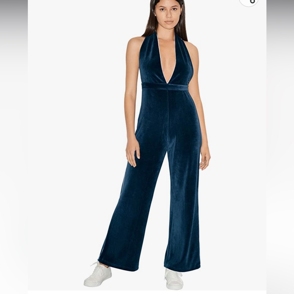 American Apparel velour jumpsuit